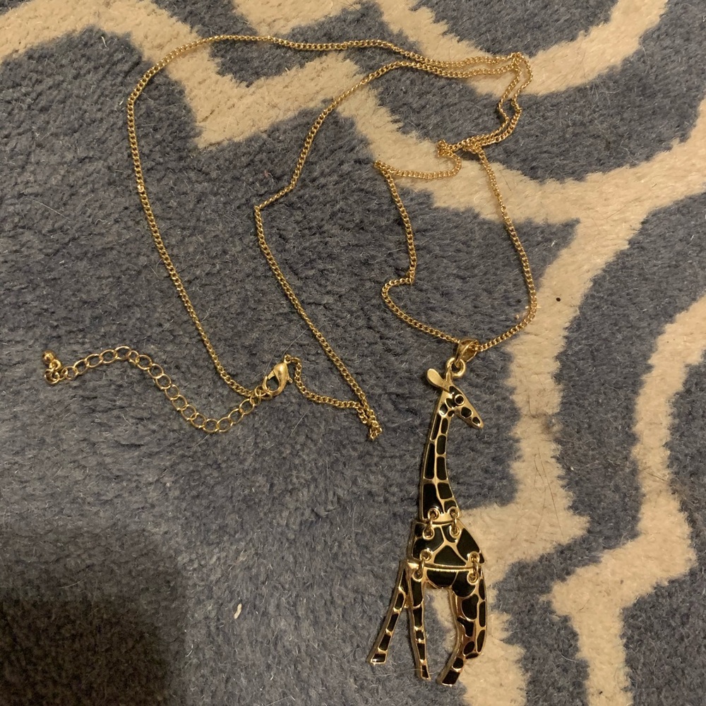 Giraffe statement necklace